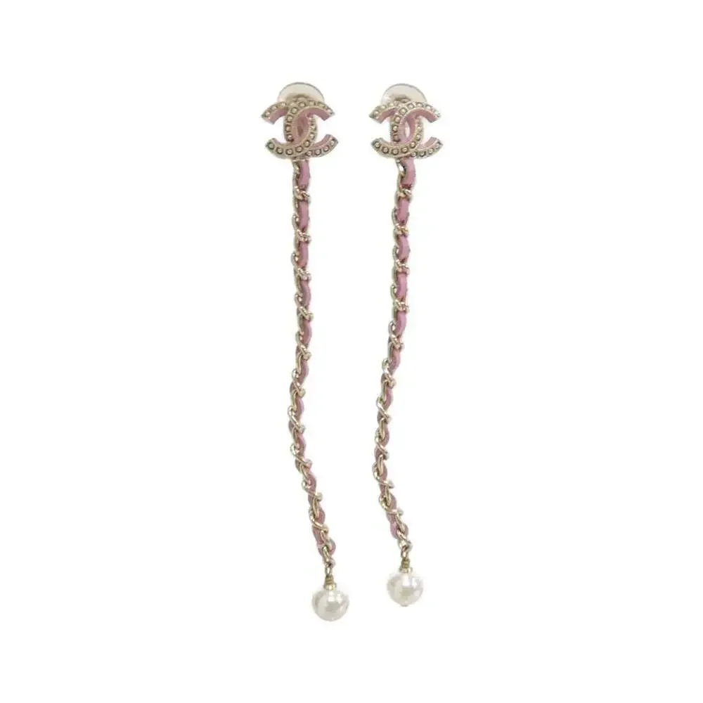 CHANEL Pink Earrings